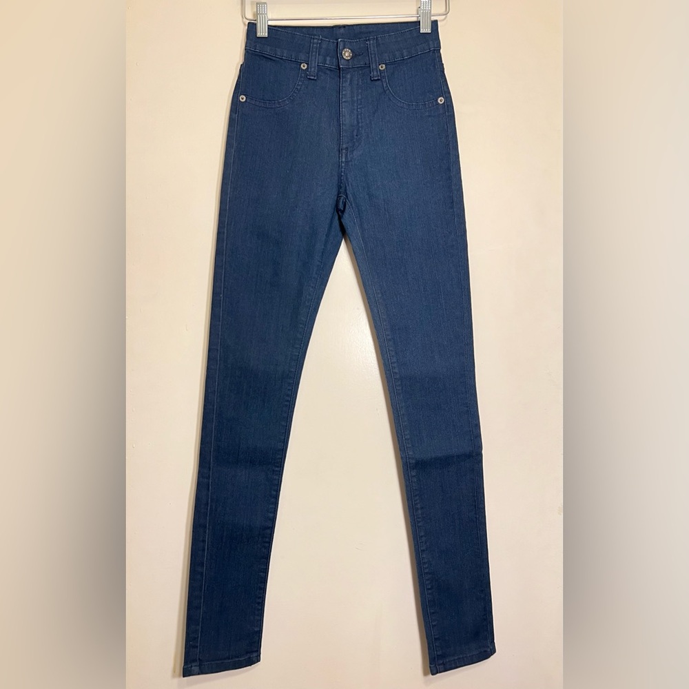 Carmar High Rise Skinny Dark Blue Jeans